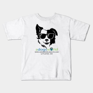 Cool Dog in Sunglasses - Dog Breeds - A Dog's World - Border Collie Kids T-Shirt